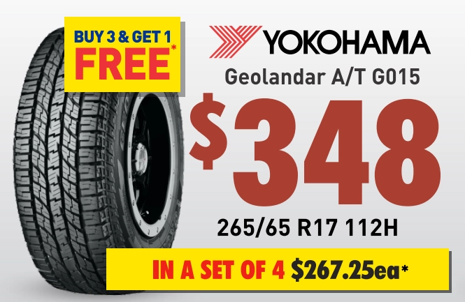 Tyre - Yokohama Geolandar A/T G015