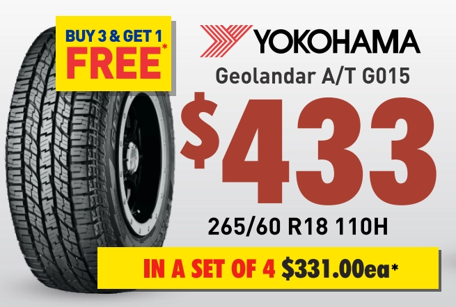 Tyre - Yokohama Geolandar A/T G015