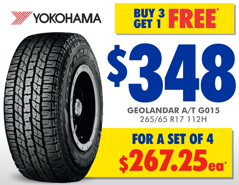 Tyre - Yokohama Geolandar A/T G015