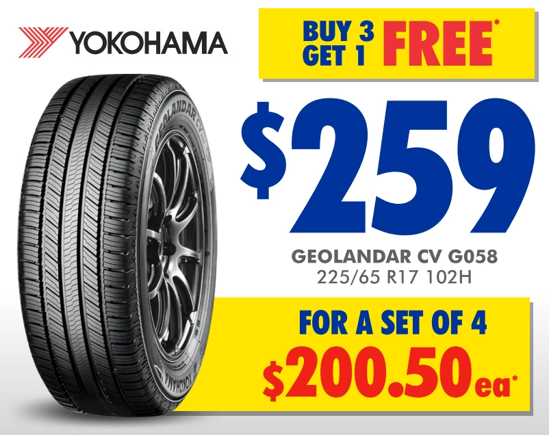 Tyre - Yokohama Geolandar CV G058