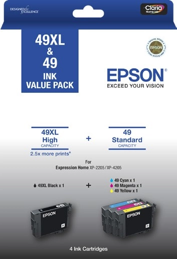 Epson 49 Series Ink Value Pack