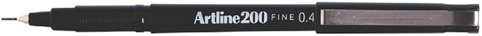 Artline 200 Fineliner - Black