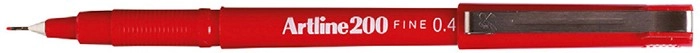 Artline 200 Fineliner - Red