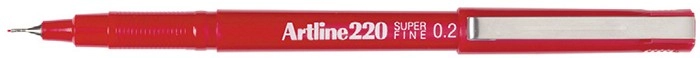 Artline 220 Fineliner - Red