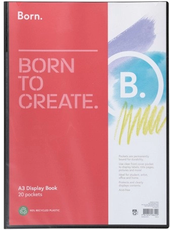 Born A3 Display Book