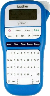 Brother P-touch Portable Label Maker - Blue