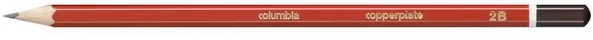 Columbia Copperplate Graphite Pencils - 2B