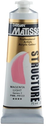 Dervan 75mL Acrylic Paint - Magenta Light