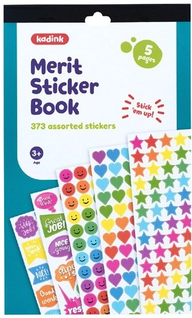 Kadink Merit Sticker Book - Heart, Start & Emoji