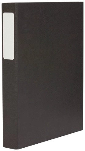 Keji A4 2 D-Ring 25mm Ring Binder - Black