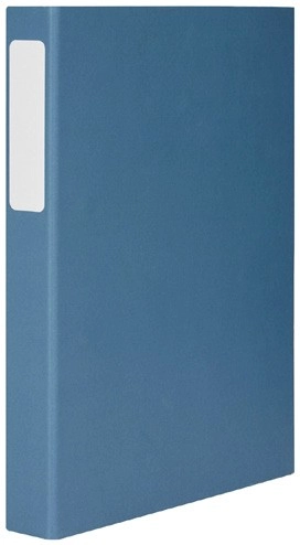 Keji A4 2 D-Ring 25mm Ring Binder - Blue