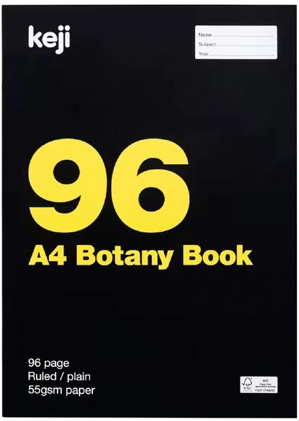 Keji A4 96 Page Botany Book