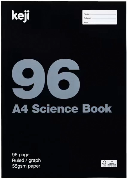 Keji A4 96 Page Science Book