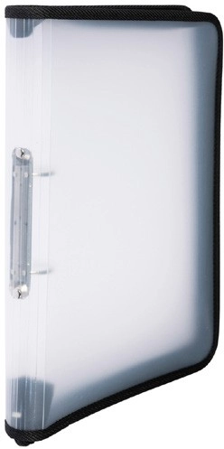 Keji A4 Zipper Binder - Clear