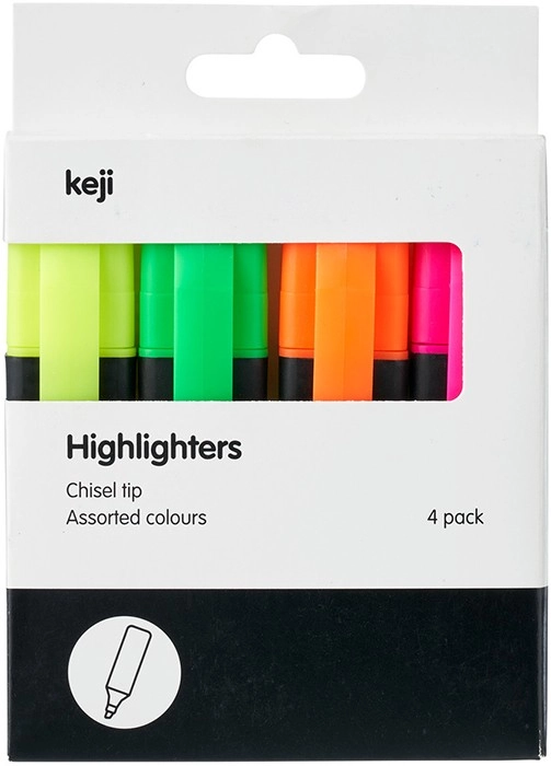 Keji Highlighters 4 Pack