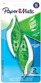 Liquid Paper Dryline Correction Tape 2 Pack