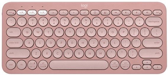 Logitech Pebble 2 Wireless Keyboard Rose