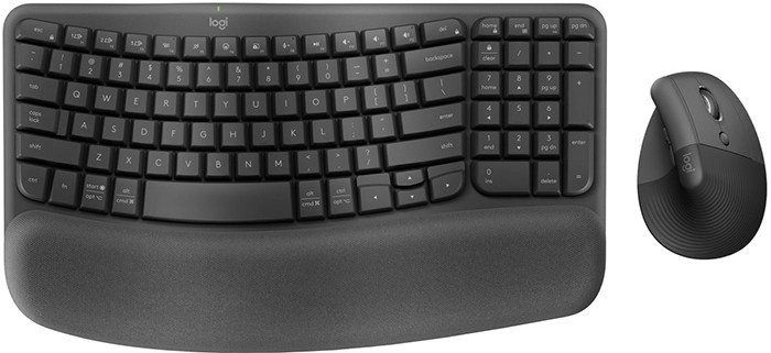 Logitech Wave & Lift Ergo Combo - Black