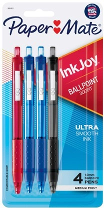 Papermate Inkjoy 300RT Ballpoint Pen 4 Pack