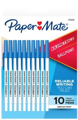 Papermate Kilometrico Ballpoint Pens 10 Pack