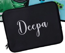 Personalised Name Laptop Sleeves§ - Black