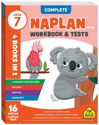 School Zone Naplan-Style Workbook & Tests - Year 7