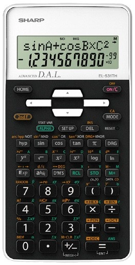 Sharp EL-531THB-GR Scientific Calculator - White