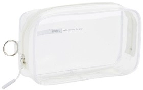 Soeru Transparent Box Pencil Case - Clear