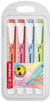 Stabilo Swing Cool Highlighters 4 Pack