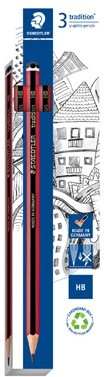 Staedtler Tradition Graphite Pencil 3 Pack