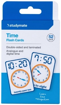 Studymate 52 Pack Flashcard - Time