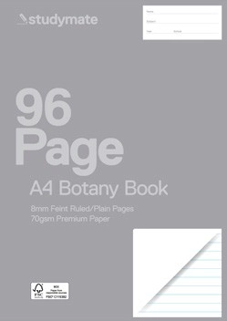 Studymate A4 96 Page 70gsm Botany Book