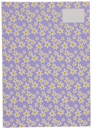 Studymate A4 96 Page 70gsm Exercise Book* - Lilac Flowers