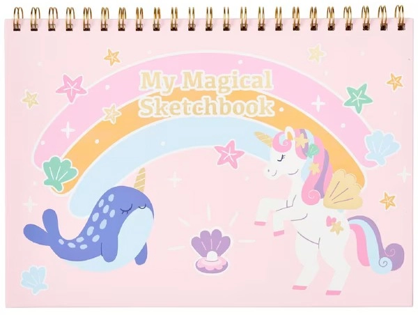 Studymate A4 Mermicorn Sketch Book 80 Page