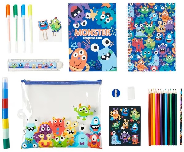 Studymate Activity Pencil Case Set - Monsters