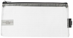 Studymate Clear Mesh Pencil Case 228 x 118mm - White