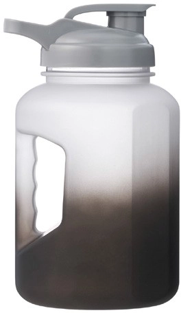 Studymate Ombre Chug Drink Bottle 2.4L - Black