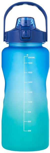 Studymate Ombre Chug Drink Bottle 2L - Blue