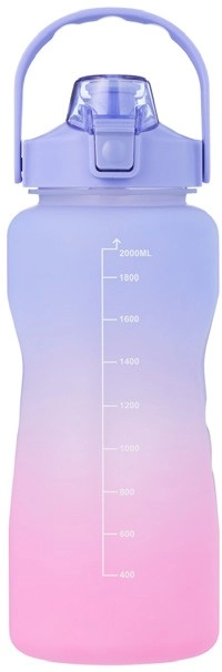 Studymate Ombre Chug Drink Bottle 2L - Purple