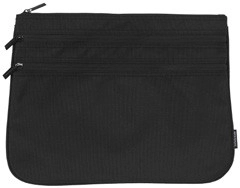 Studymate Triple Zip Pencil Case - Black