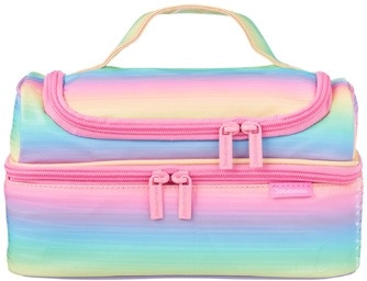 Studymate Twin Zip Tote Bag Candy Rainbow