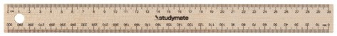 Studymate Wooden Ruler - 30cm