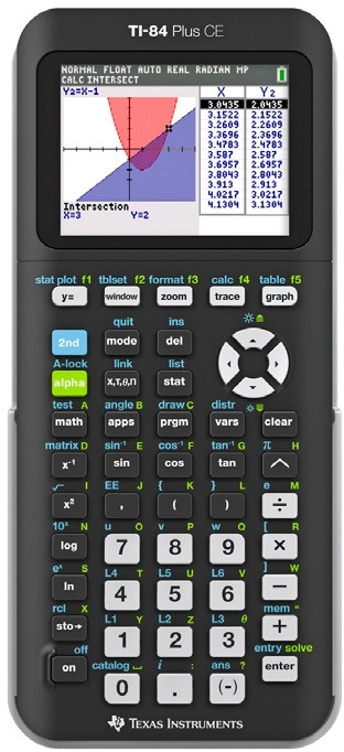 Texas Instruments TI-84 Plus CE Colour Graphing Calculator