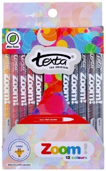 Texta 12 Pack Zoom Twistable Crayons