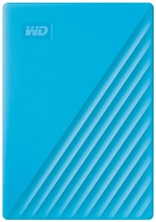 WD MyPassport 2TB Portable Hard Drive - Blue