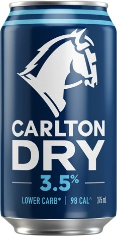 Carlton Dry 3.5% 30 Can Block