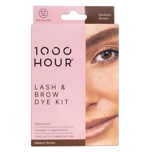 1000 Hour Lash & Brow Dye Kit Medium Brown 1 Kit