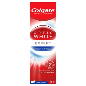 Colgate Optic White High Impact White Toothpaste Glistening Mint 85g