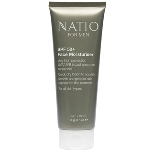 Natio For Men SPF 50+ Face Moisturiser 100g