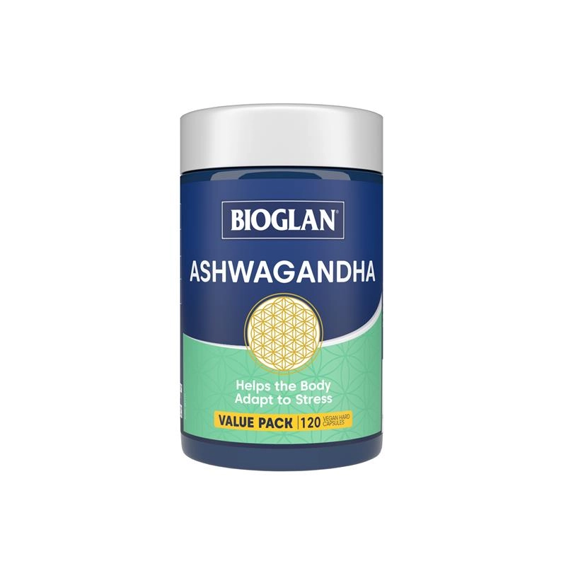 Bioglan Ashwagandha 120 Hard Capsules